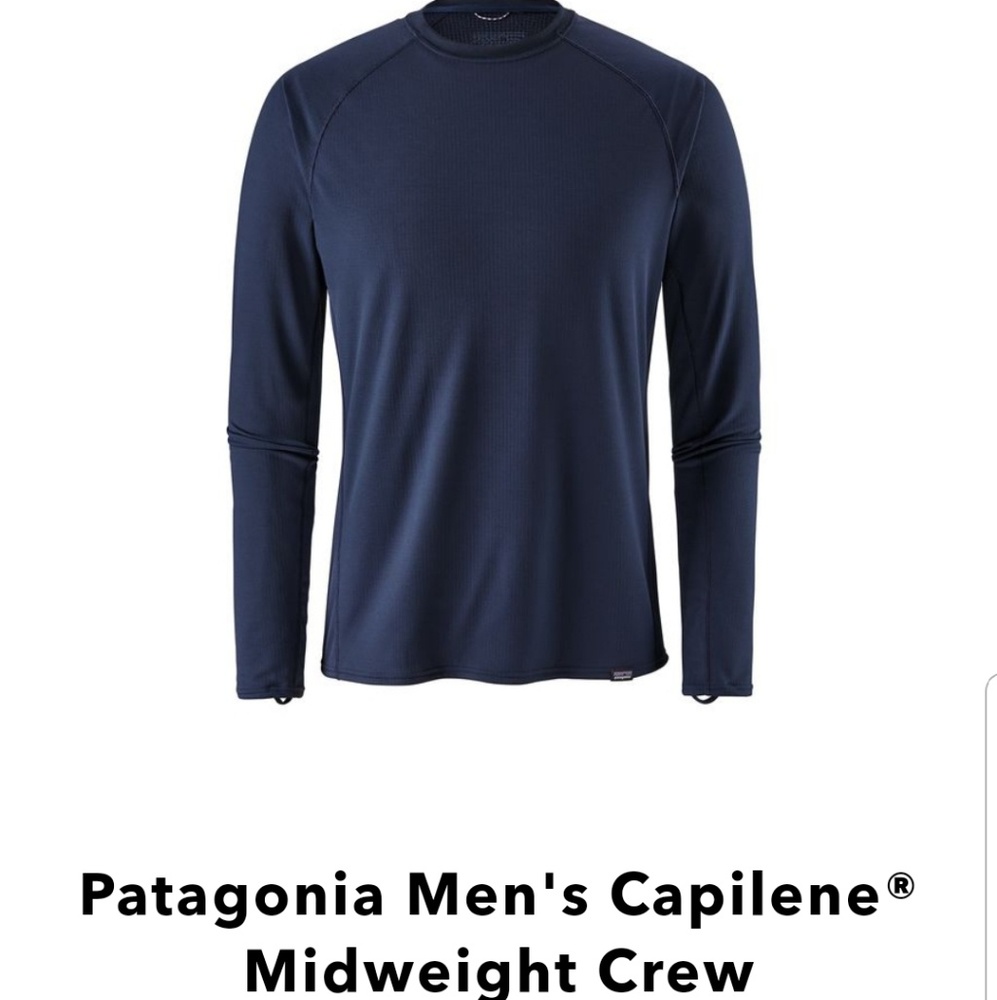 2018 NWOT Patagonia capilene midweight base layer